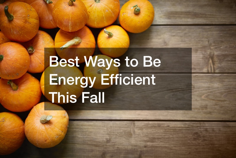 Best Ways to Be Energy Efficient This Fall