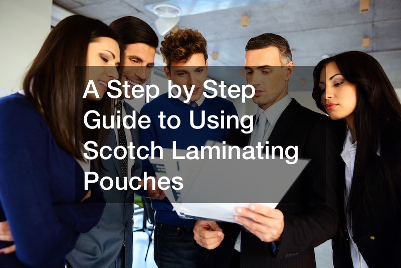 A Step by Step Guide to Using Scotch Laminating Pouches