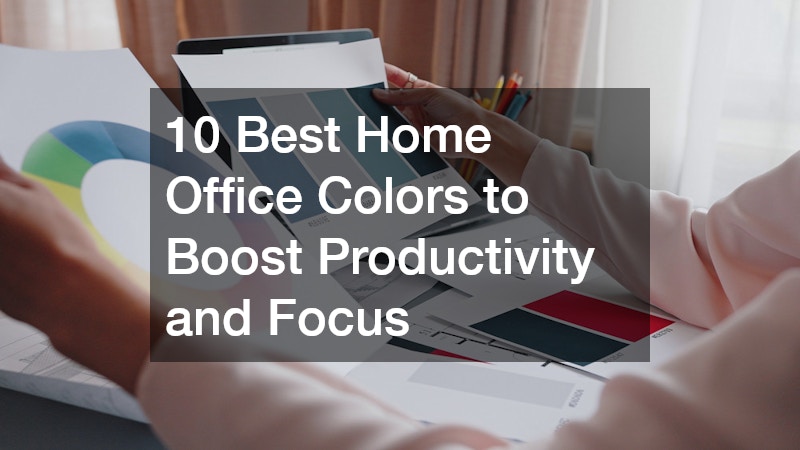 10 Best Home Office Colors to Boost Productivity and Focus